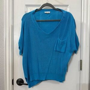 Oversized knit sweater